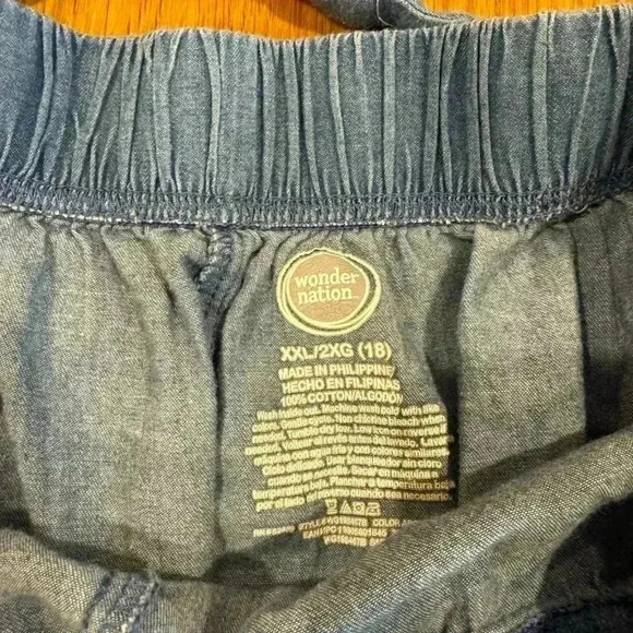 Wonder Nation Girl Jean Capris - Size XXL/ Girls 18 - Picture 5 of 5